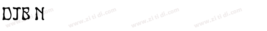 DJB Nouveau字体转换